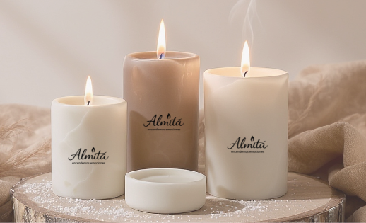 Vela artesanal, velas aromaticas, decorativas, de lujo, personalizadas, para masaje, en gel, flotantes y para eventos en queretaro